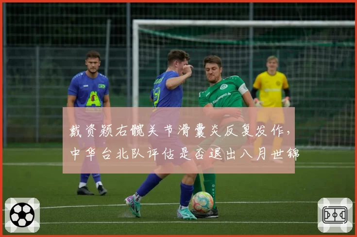戴资颖右髋关节滑囊炎反复发作，中华台北队评估是否退出八月世锦赛